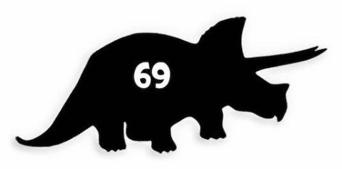 69 Triceratops