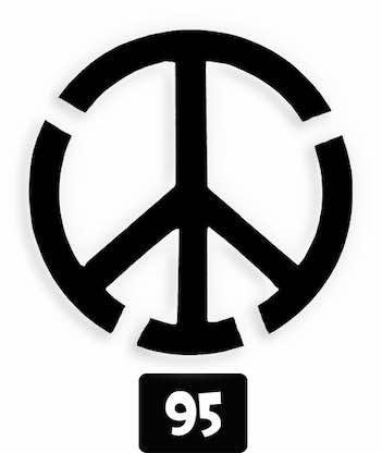 95 Peace sign